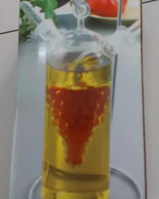 Menage olio e aceto in vetro Brandani nuovo