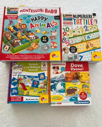 Set giochi educativi 3-6 anni Lisciani clementoni