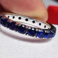 PANDORA Anello Fascia Scintillante Blu 190050C02