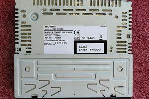 Sony CDX-GT40U Solo Pannello Posteriore Autoradio