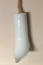 Lampada a sospensione anni 70 FIORE Leucos Murano