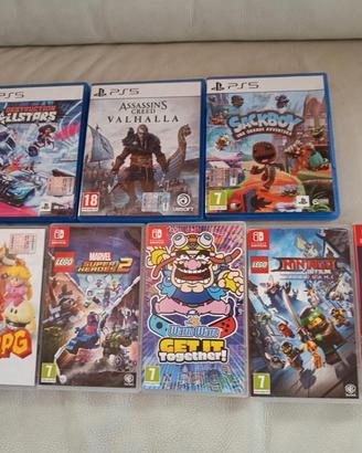 giochi playstation 5 e nintendo switch nuovi
