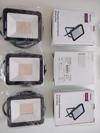 3 Fari Faretti Led Philips 20W 3000K IP65