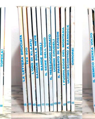 36 numeri fumetto TEX annate 1993-1994-1995