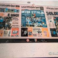 Lastra celebrativa triplete Inter