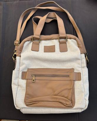 Borsa in stoffa e pelle Made in Italy