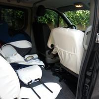 fodere ecopelle trafic black edition 8 posti