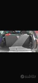 Subwoofer bass face team red
