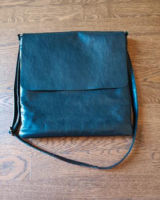 borsa a tracolla da uomo in pelle  