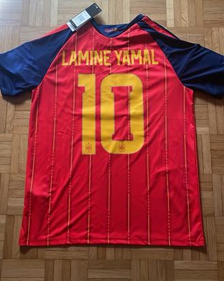 Maglia Spagna Lamine Yamal 10 Nuova Nuova