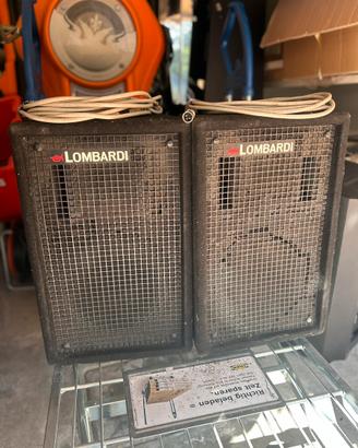 Coppia casse passive Lombardi 300W