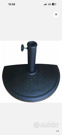 Base +ombrellone mezzo tondo