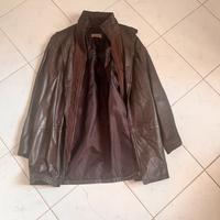 Giacca in pelle e poliestere da uomo taglia XL