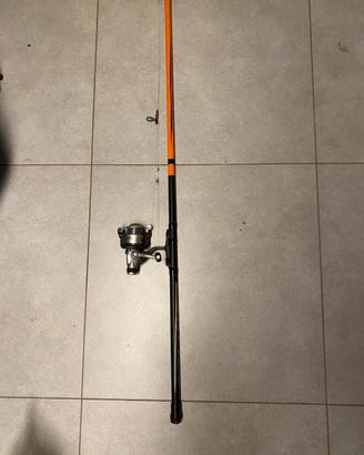 canna da pesca con mulinello