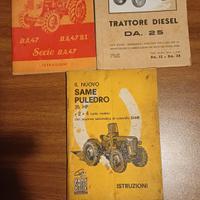 libretti uso e manutenzione trattori same