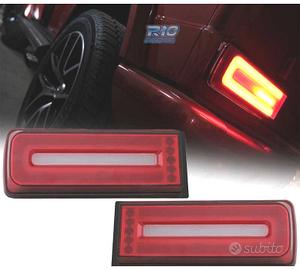 FANALI DINAMICI MERCEDES W463 07-17 ROSSO AFFUMICA