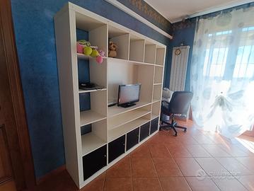 cameretta a ponte con libreria 