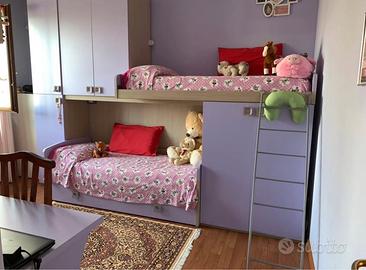 Cameretta ragazza 3posti letto