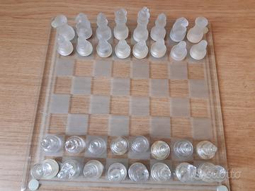 Scacchiera in vetro nuova