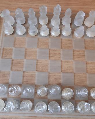 Scacchiera in vetro nuova