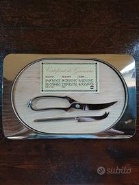 TAGLIERE IN ACCIAO/LEGNO