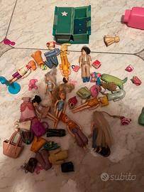 Lotto Vintage Polly Pocket Mattel - Bamboline e Ve