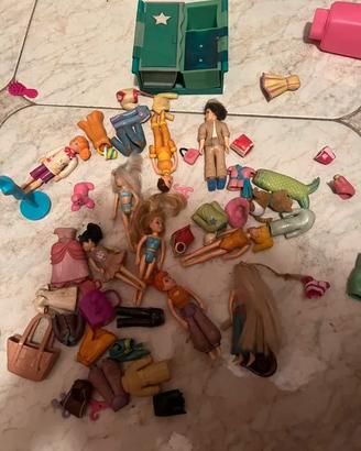 Lotto Vintage Polly Pocket Mattel - Bamboline e Ve
