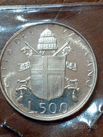 lire 500 Vaticano argento 
