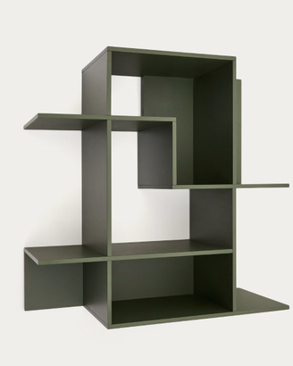Scaffale modulare kave home  verde Ina 80 x 80