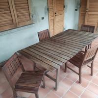 tavolo legno+sedie 