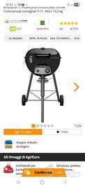 barbecue a gas outdoor