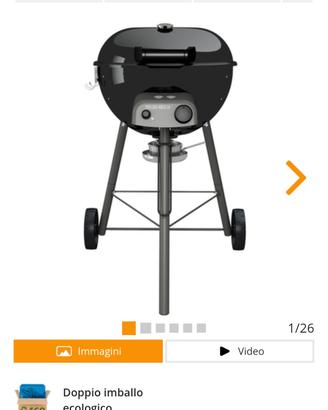 barbecue a gas outdoor