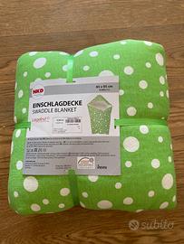 Coperta neonato con cappuccio