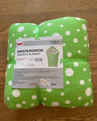 Coperta neonato con cappuccio