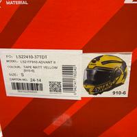 Casco LS2 Advant II Tape Matt Yellow