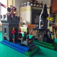 Castello, drago, cavalieri lego duplo