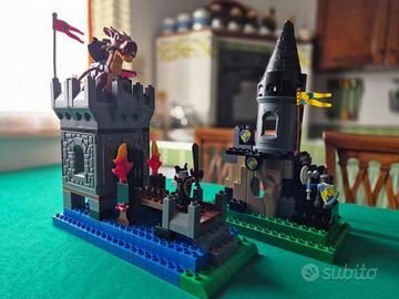 Castello, drago, cavalieri lego duplo