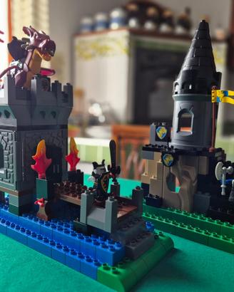 Castello, drago, cavalieri lego duplo