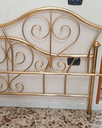 letto in ottone