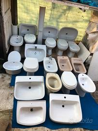 Sanitari da bagno lavabi wc bide box rubinetterie