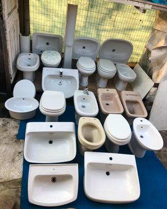 Sanitari da bagno lavabi wc bide box rubinetterie