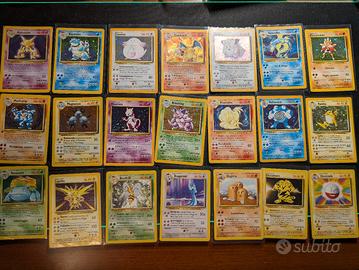 Pokémon set base wizard completo 102/102