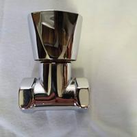 Rubinetto arresto con maniglia 1/2 ff cromato