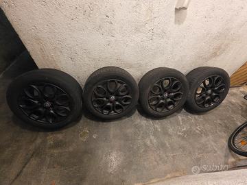 cerchi in lega alfa romeo 16" + gomme  205/55 r16
