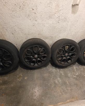 cerchi in lega alfa romeo 16" + gomme  205/55 r16
