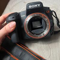 Sony reflex α200 + Sigma DG 70x300 lens