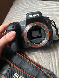 Sony reflex α200 + Sigma DG 70x300 lens