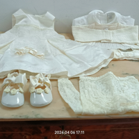 Completo bimba + Bavaglino "Bianco Nero" (NUOVO)