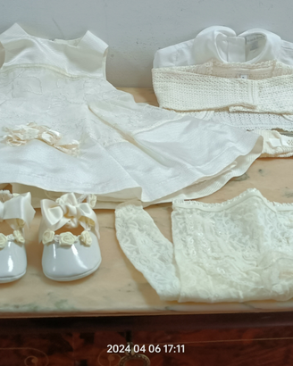 Completo bimba + Bavaglino "Bianco Nero" (NUOVO)