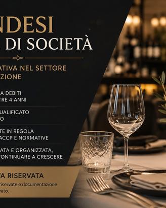 Ristorante avviato